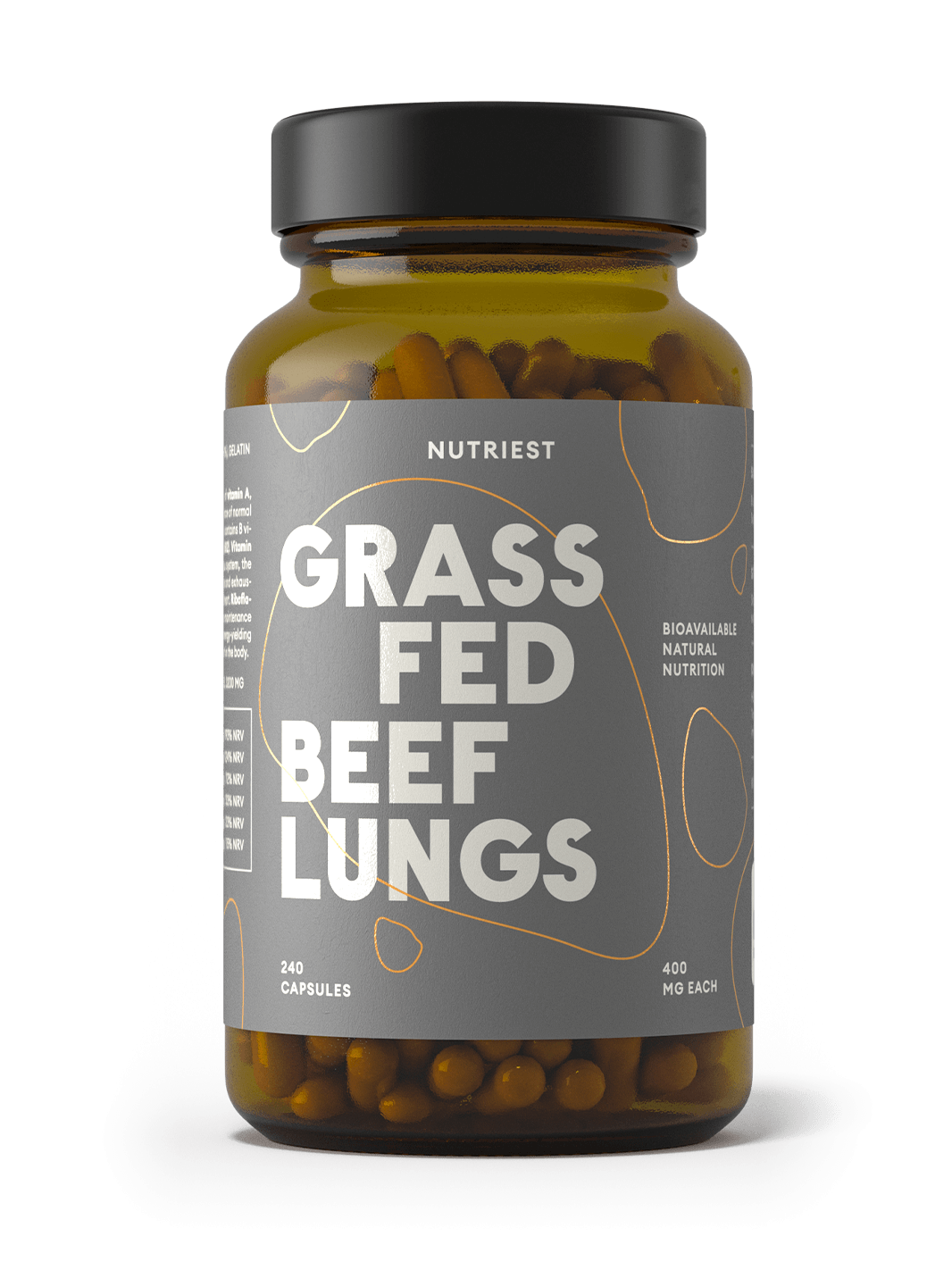 Grass Fed Desiccated Beef Lung Supplement