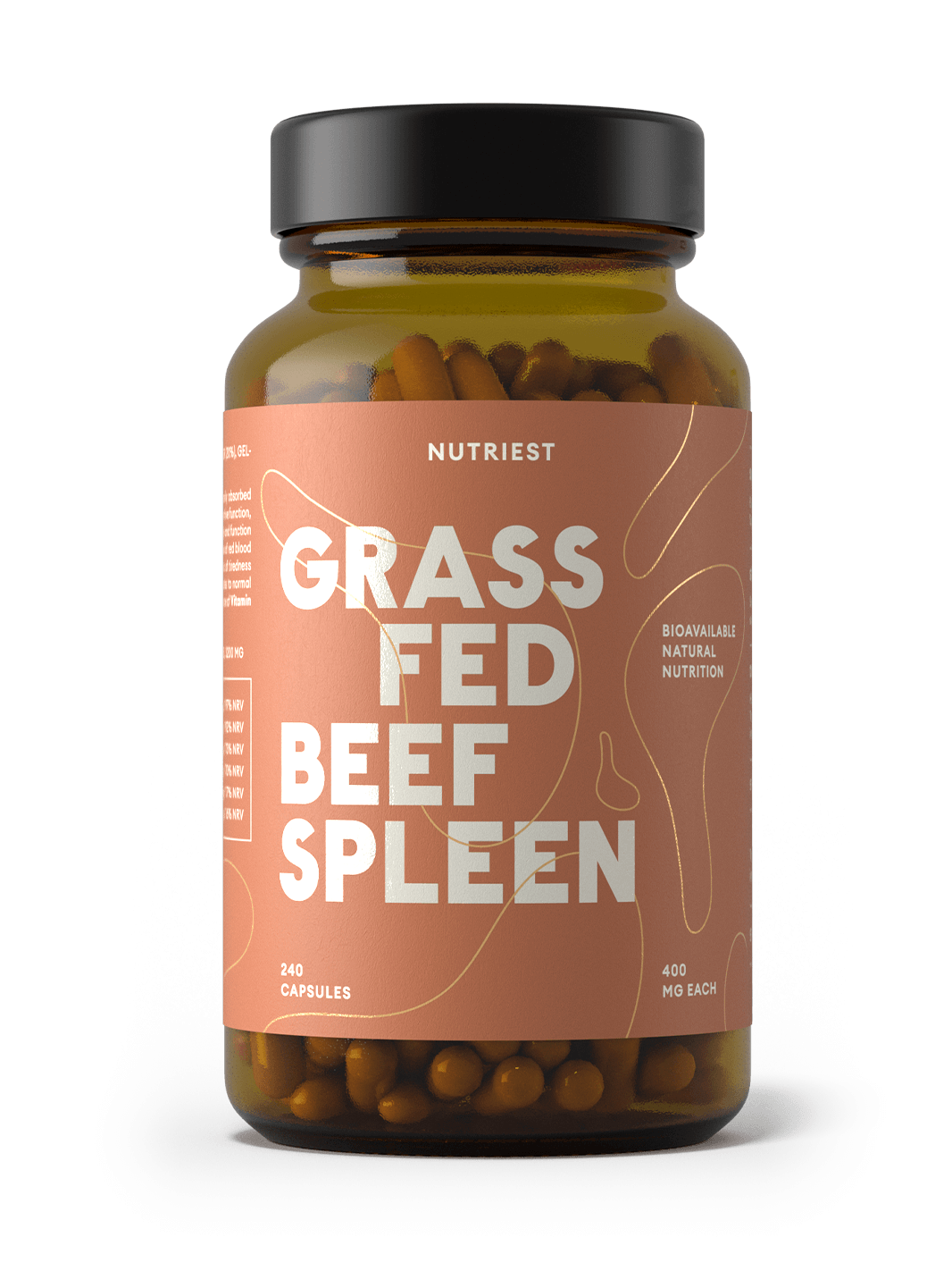 Grass Fed Desiccated Beef Spleen Supplement