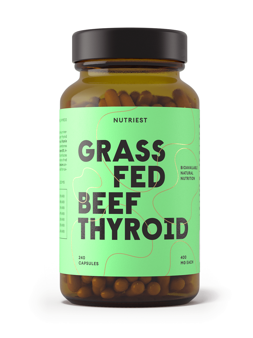 Grass Fed Desiccated Beef Thyroid Supplement