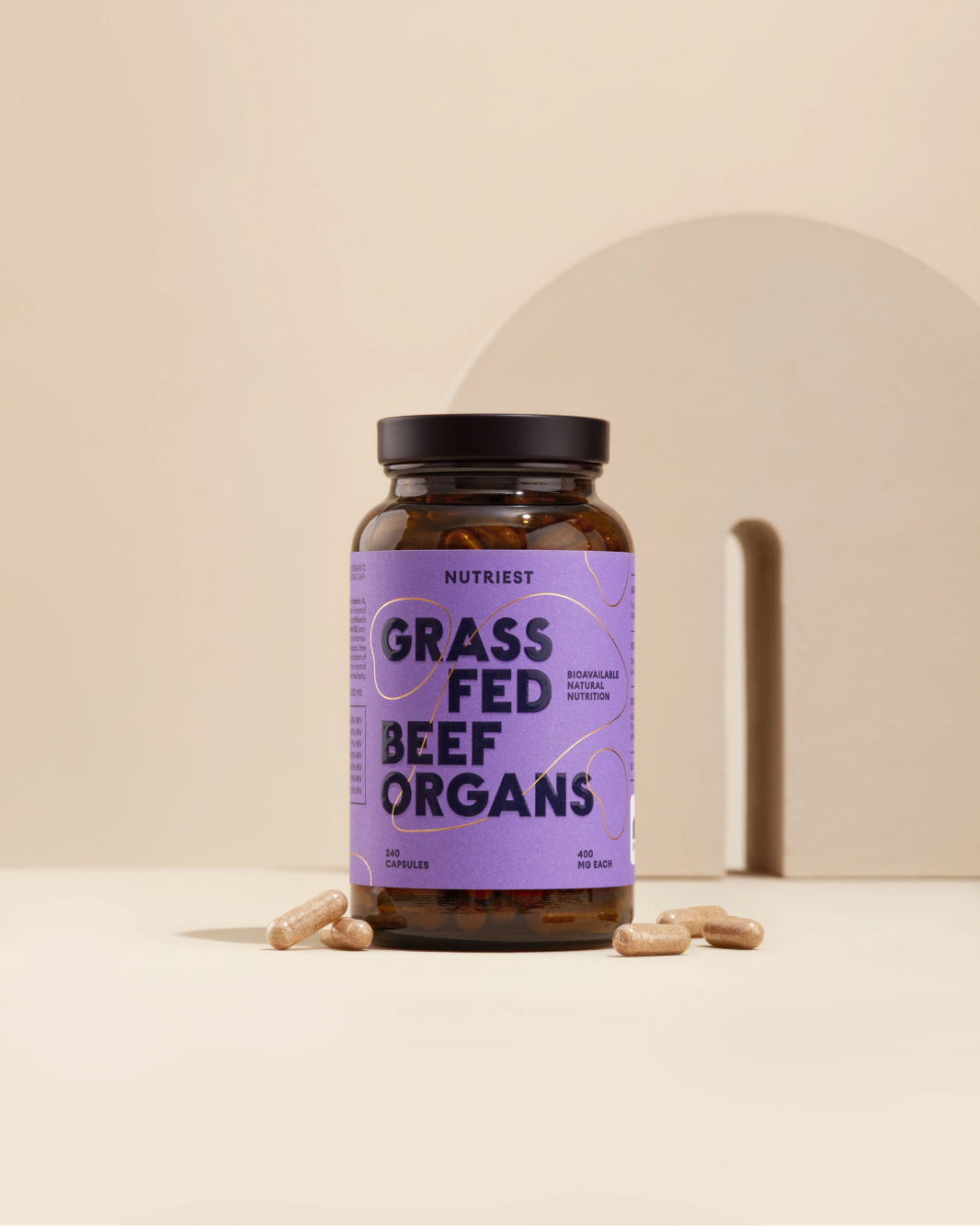 Grass Fed Desiccated Beef Organ Complex Supplement
