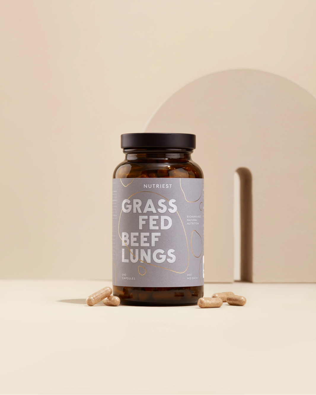 Grass Fed Desiccated Beef Lung Supplement